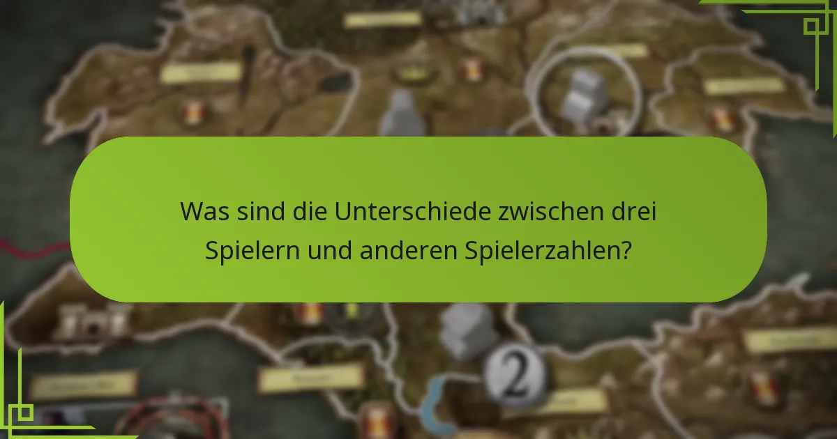 Welche einzigartigen Regeln gelten für das Drei-Spieler-Szenario?