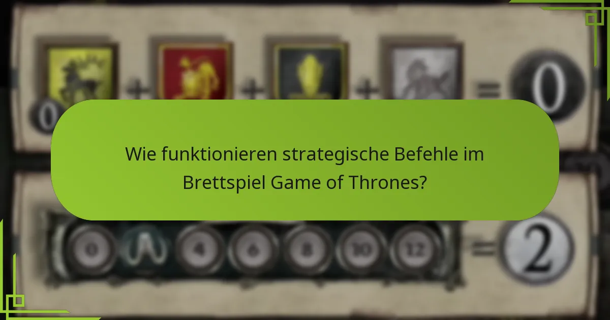 Wie vergleichen sich strategische Befehle mit Bewegungsbefehlen?